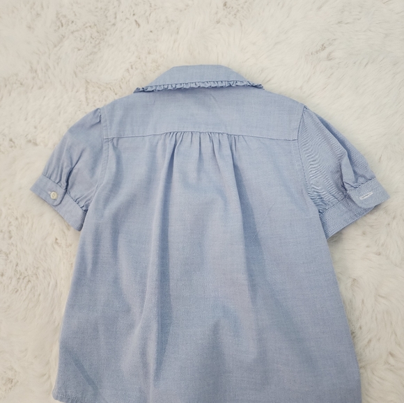Polo Ralph Lauren Oxford Top in Blue - Picture 2 of 2